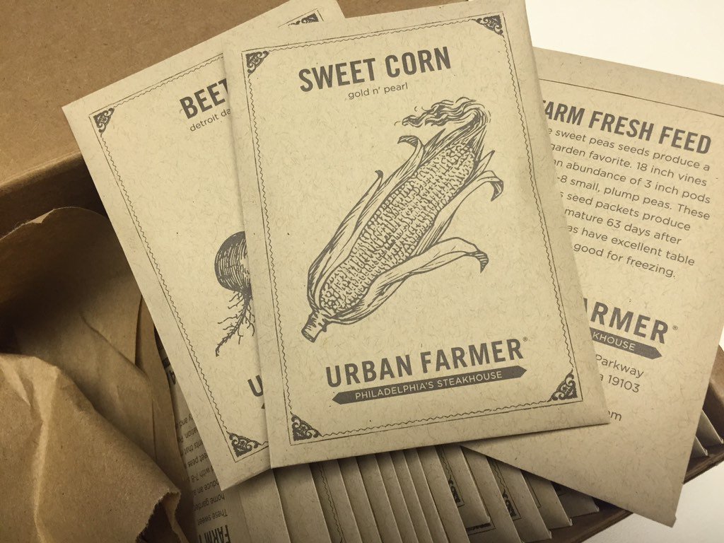 mwehrmandesign's tweet photo. The seed packets have arrived and they turned out quite lovely. Merry Christmas, Urban Farmer. @UrbanFarmerPHL https://t.co/94VxZySLCB
