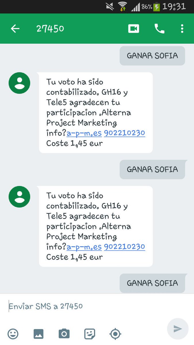 Lidylastrus's tweet photo. 3 votitos anónimos que me mandan por MD #SofiaCierraGuadalix https://t.co/ZxKRrN4xIM