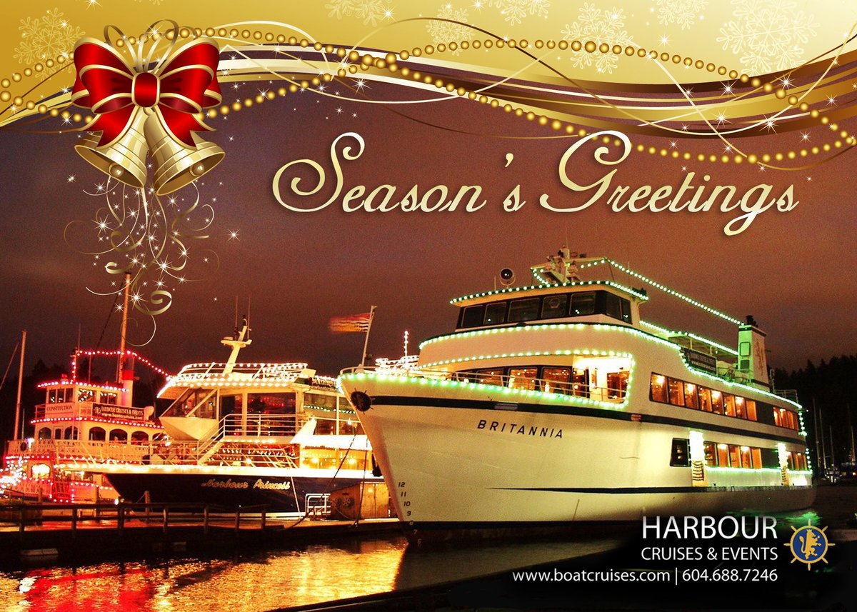 Seasons Greetings to everyone from Harbour Cruises. Thank you for making our 2015 Carol Ship Season a great one!