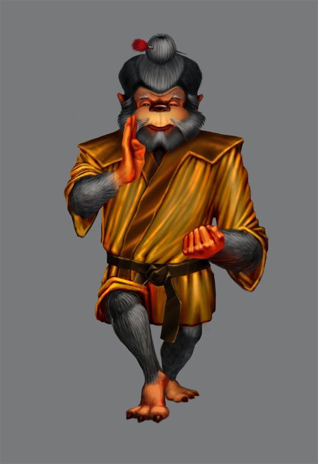GameImagine's tweet image. Yeti. Karate-master) 
#indiedev #gamedev #gameart