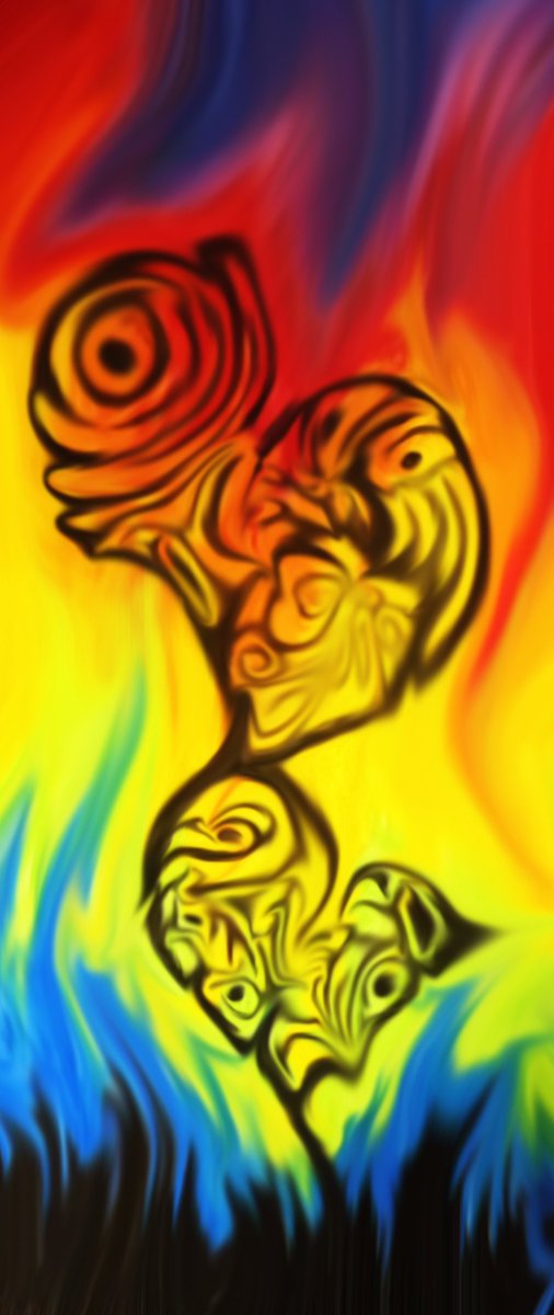 AO_Design's tweet image. Playing with photoshop and pastels!  #art #design