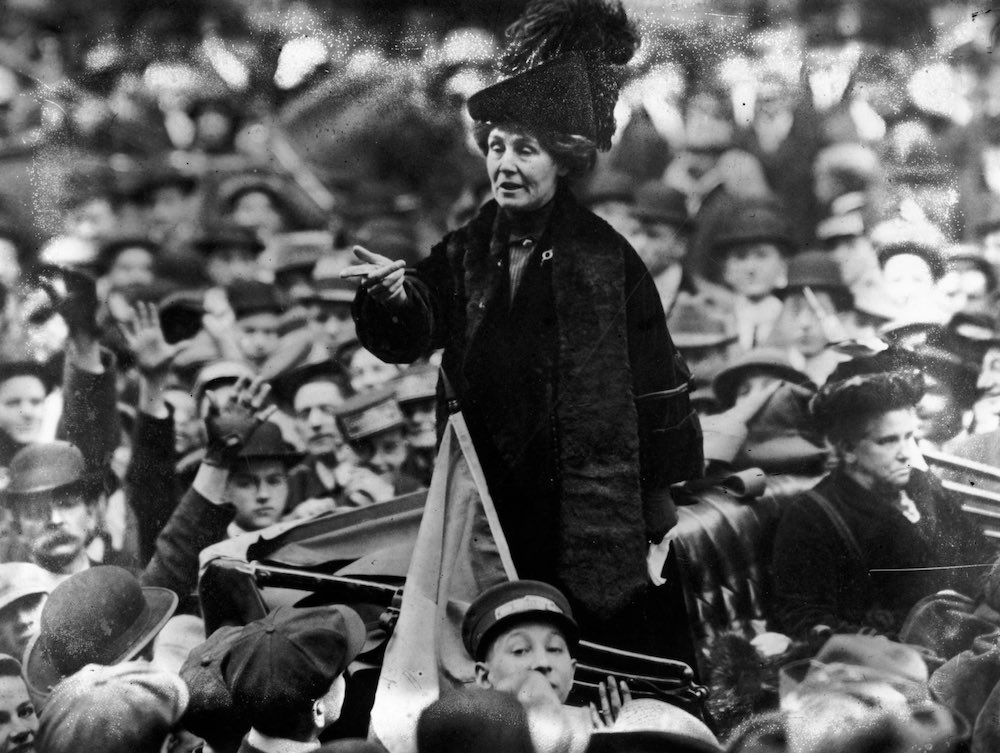 Picture of Emmeline Pankhurst in 1911 