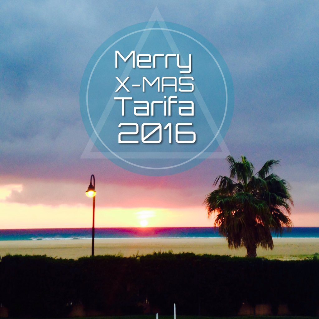 Desde #Tarifa te deseamos #FelizNavidad #2016 #kitesurf #windsurf #Cádiz #beach