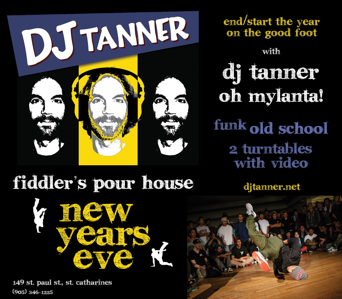 DJTanner1998's tweet photo. End the year off or start the new year off on the Good Foot:
NYE @FiddlersP with @DJTanner1998 2 Turntables w/ Video https://t.co/f2naVVzvuM