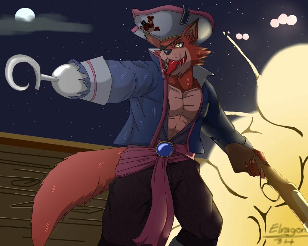 Tweet του χρήστη Foxy The Pirate Fox.