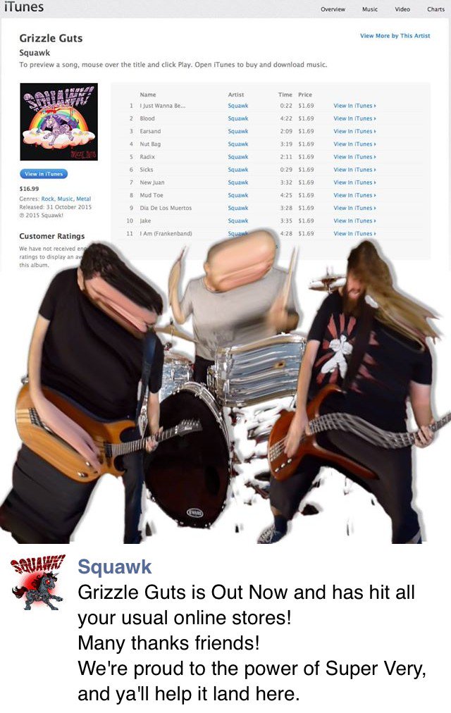 squawkband's tweet image. Got some guts in your gullet yet?

Squawk on iTunes
itunes.apple.com › artist › squawk

LYLT 
sQk!
x