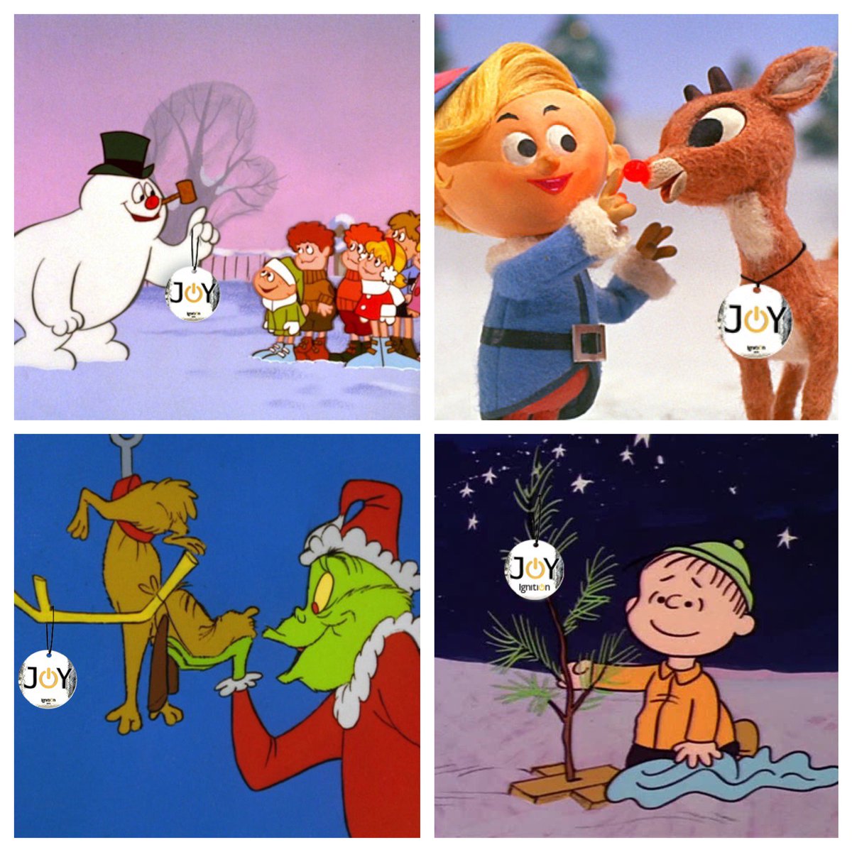 ignitionnyc's tweet photo. Wishing you joy and happiness over the holidays! #holidayclassics #frosty #rudolph #thegrinch #linus #holidays2015 https://t.co/p4lnWluEeX