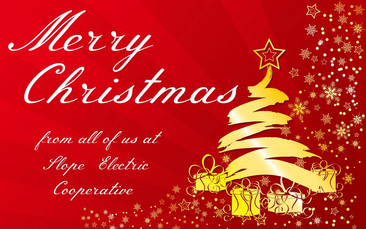 SlopeElectric's tweet image. Our office will be open 8 to noon on Thursday and we will be closed Christmas day. Have a safe and happy Christmas!