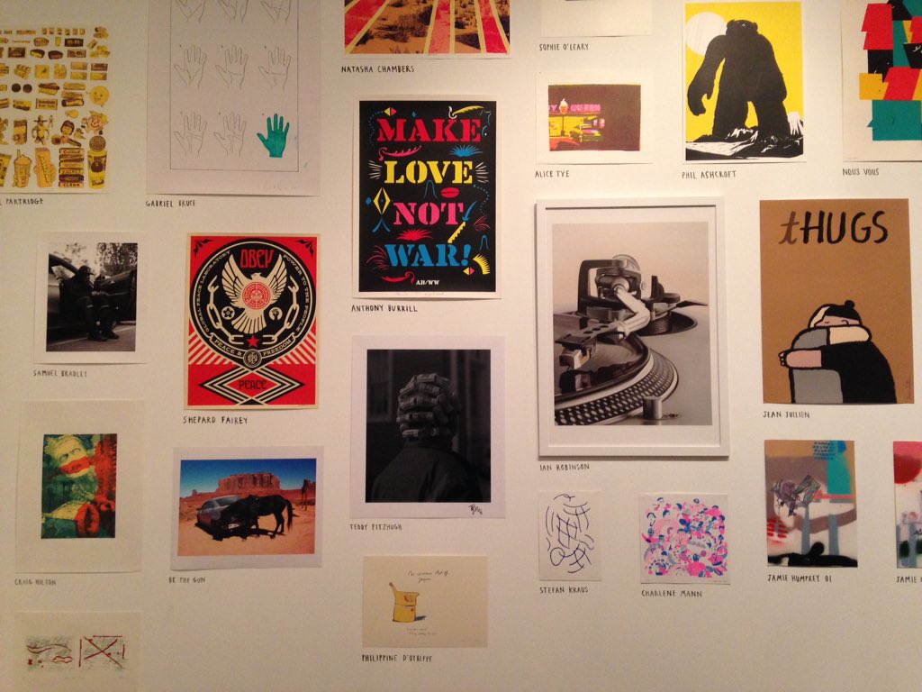 I donated a #screenprint to <a href="/proteingallery/">Protein® Gallery</a> for the #signedforsyria charity auction last week!