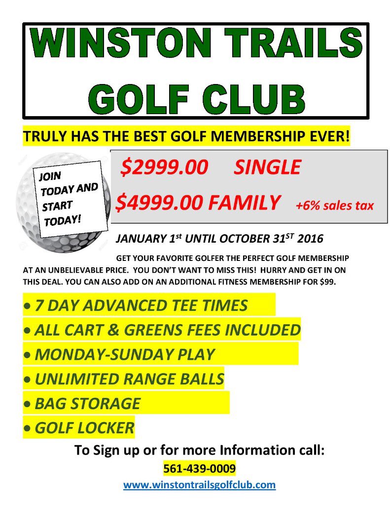 inwinstontrails's tweet image. Best Christmas gift for your golfer! #WinstonTrails