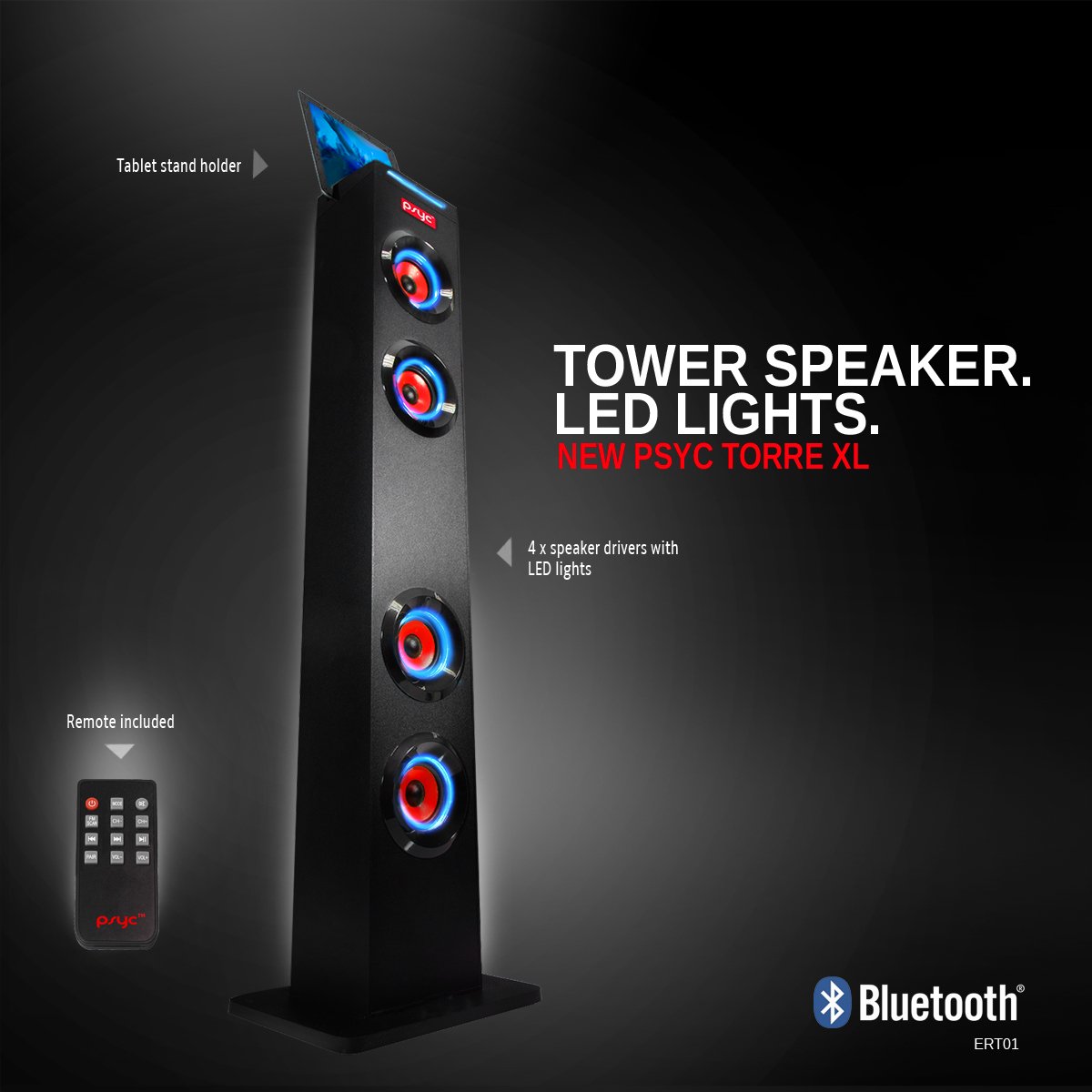FortressComp's tweet image. PSYC TORRE XL 2.0 Bluetooth Tower Speaker Only £59.99 #nefollowers #Newcastle #ponteland #bluetooth #Speakers