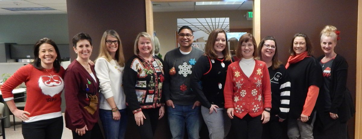 RowleyMarisa's tweet photo. Sending cheer during this special time of year! @RowleyProp #UglySweaterDay2015 #RowleyDifference https://t.co/zkuuvozBXQ