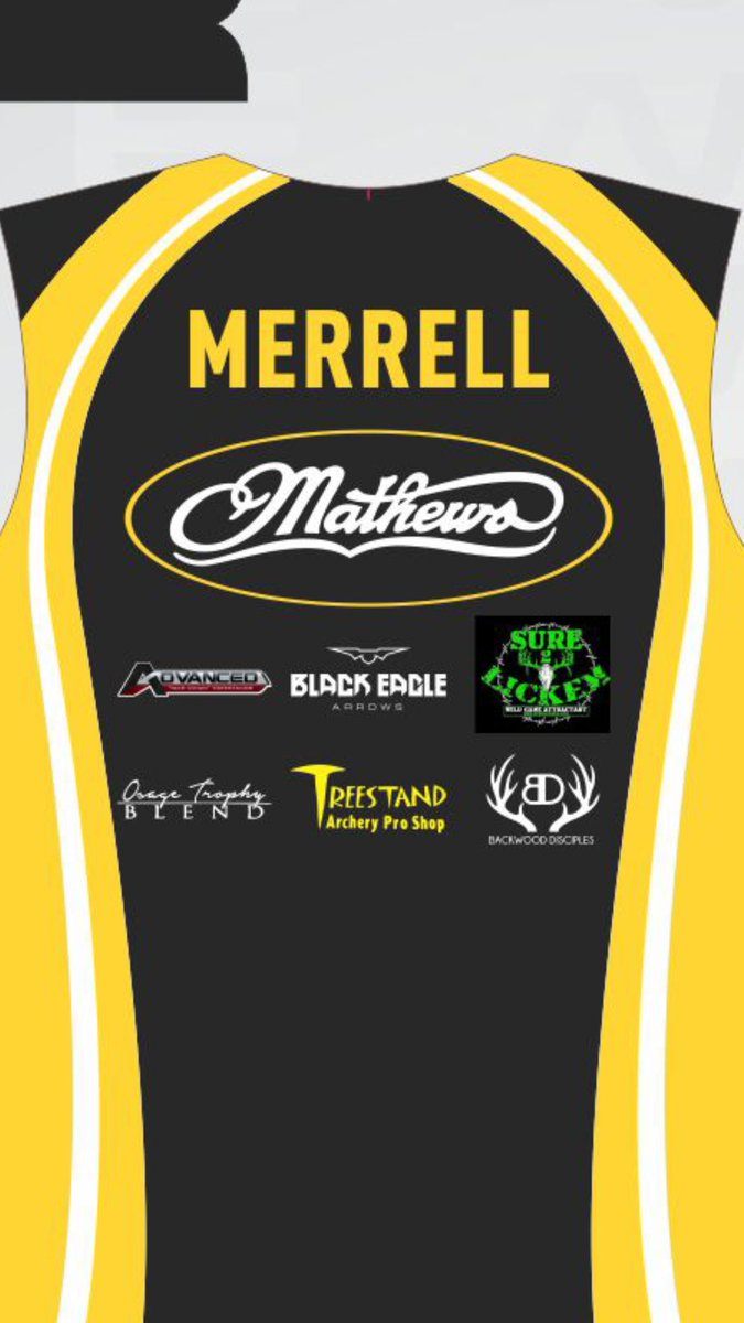 bowciple's tweet photo. Shooter jersey on its way. #blackeaglearrows #advancedtreestands #mathewsinc #sure2lickem #backwooddisciples https://t.co/6L6qLy8DaV