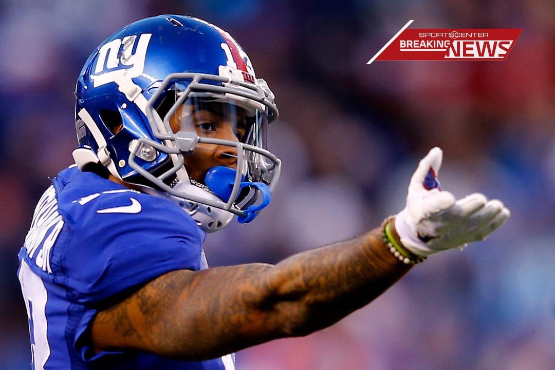 SportsCenter's tweet photo. BREAKING: Odell Beckham Jr.'s one-game suspension has been upheld. He will not play against the Vikings on Sunday. https://t.co/61jTGjD41l