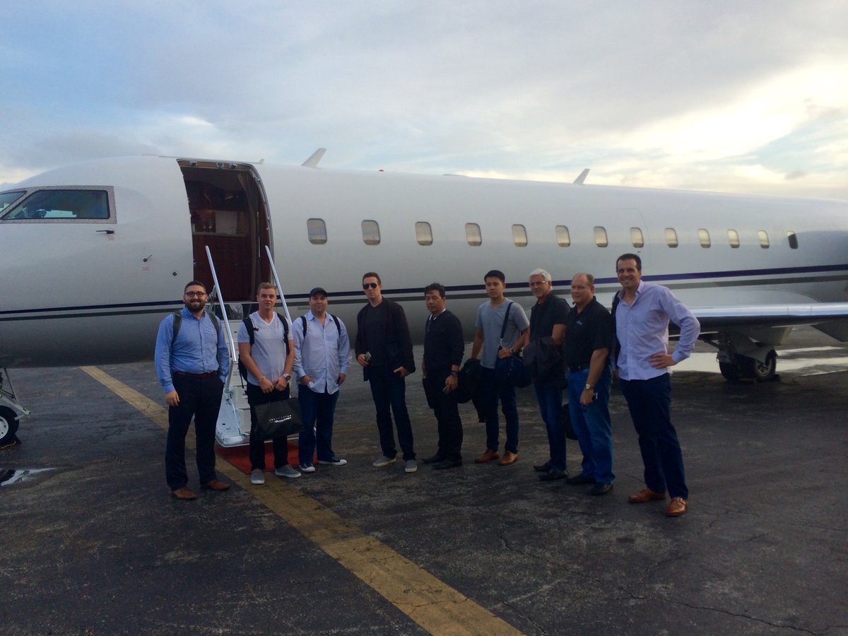 JetSmarter's tweet image. Another #JetShuttle takes off! Thanks for flying the Fort Lauderdale - New York City shuttle! #Challenger850 #Miami