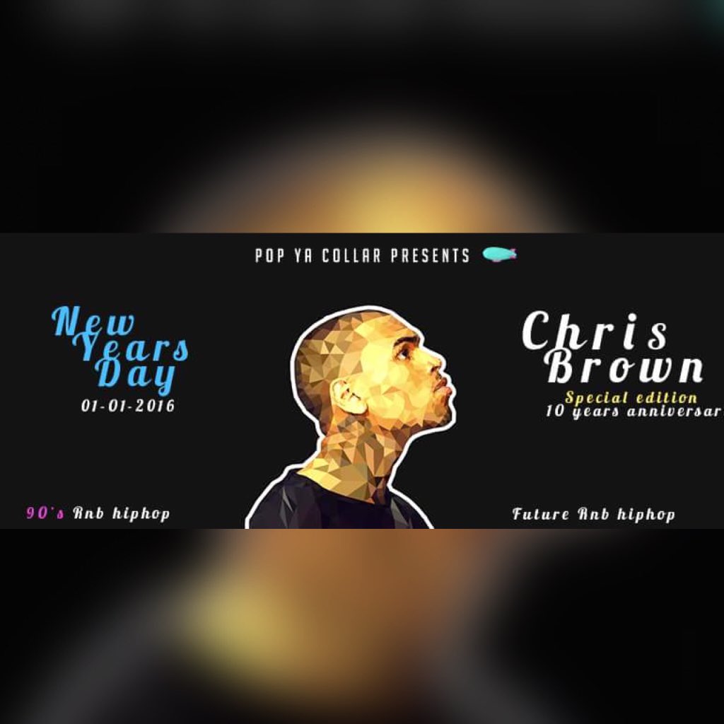 Sup breezy! <a href="/chrisbrown/">Chris Brown</a>  No photo of ya new album 😅 but a whole party here in amsterdam! pop ya collar 🔥