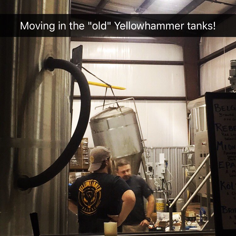 Yellowhammer_LB's tweet photo. Tanks coming in!! So #excited! #yellowhammer #beer #localbeer #newbrewery https://t.co/grOSKxb3MQ