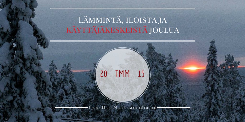 muutosmuotoilu's tweet photo. Muotoilkaa omanlaisenne joulu.Älä häslää, vaan chillaa ja nauti elämästä. #Sinunjoulu https://t.co/igqqqxMf09