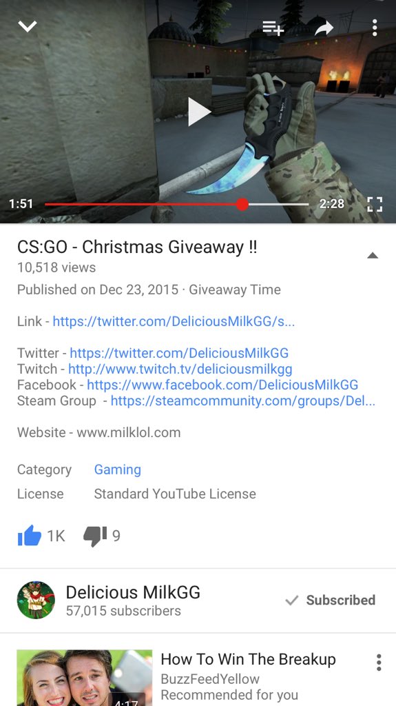 ChoobyWoo's tweet photo. @DeliciousMilkGG selling my soul in hopes to win this beautiful Kara💕. Also, are hashtags used on Twitter? #csgo https://t.co/c2DKmoYshe