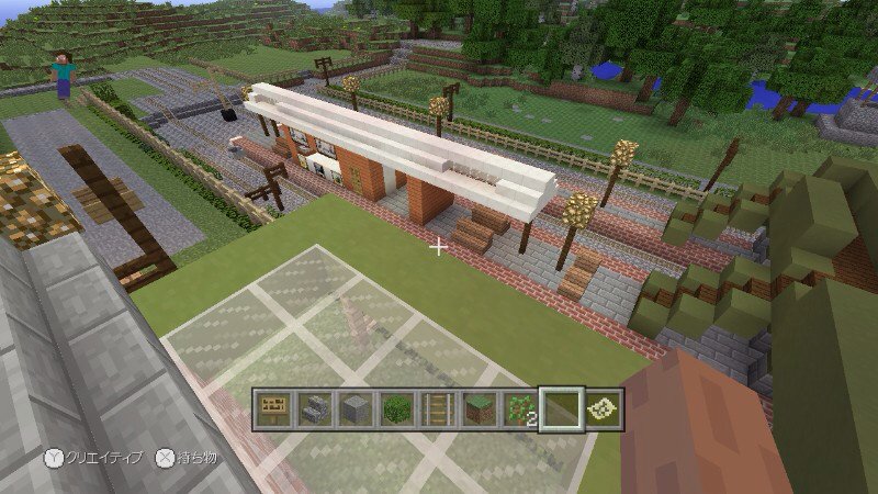 ぜるけん Z Ken Minecraftでエルスブリッジ駅を作ってみた 跨線橋の通りs03以降風です 売店 土手の上の切符売り場も作りました マイクラ きかんしゃトーマス T Co 6ifzr0nydp