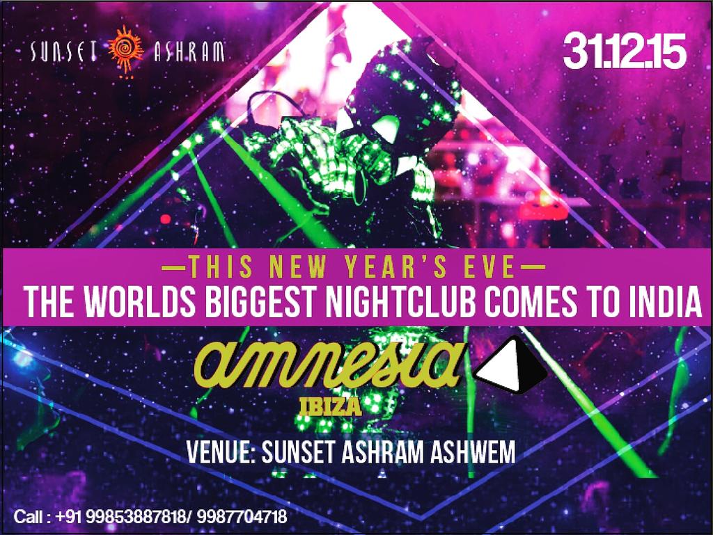 We're gonna be announcing the monstrous Indian Artist line up for this years edition of Amnesia #Goa. Watch out ;)