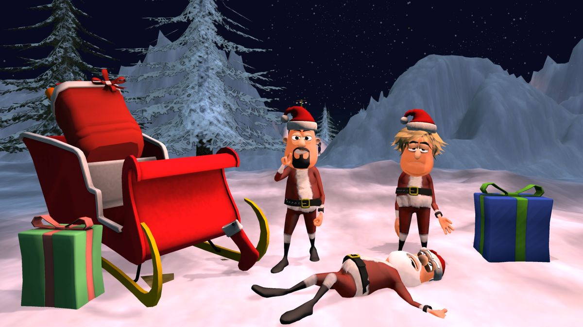 ManServantsShow's tweet photo. Merry Xmas etc...from Man Servants.  New episodes coming soon.. https://t.co/CA4tcoe4NB