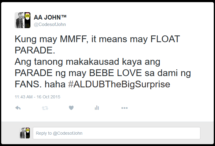 jlmangcucang's tweet photo. Eh yung nahalungkat ung OLD POST ko.
Thanks @angelmhineYEH . Predict pa more.
OCTOBER 16 Pa to :)
#ALDUB23rdWeeksary https://t.co/elHRfHPiZ8