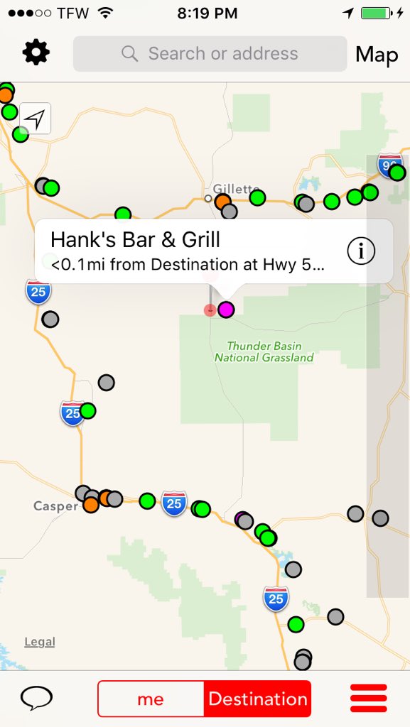 Roadbreakers on Twitter "Added truckparking Wright Wyoming. Get the