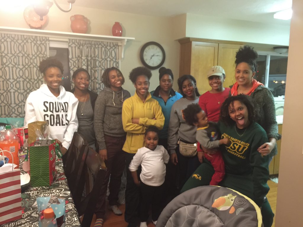 Look who showed up to the Team Holiday Party! @meghooops and <a href="/ElexIS_hoopin/">Elexis Martinez</a> . We miss you both!