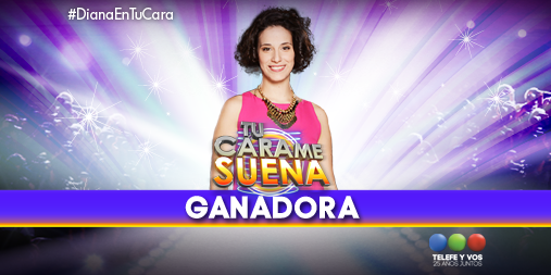 TuCaraMeSuenaAR's tweet photo. ¡Y @DianaAmarilla es la ganadora de #TuCaraMeSuena! 👏 👏 👏 👏 ¡Felicitaciones #DianaEnTuCara! #FinalTuCaraMeSuena https://t.co/M8kbEheEpb