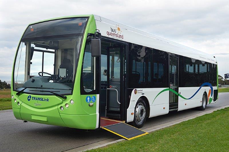 PaticoAuto's tweet photo. A @TransLinkSEQ Optare 12.5m Tempo undergoing PD trials prior to deployment.  This unit weighed in at just 10,020kg. https://t.co/uLRT9zaba6