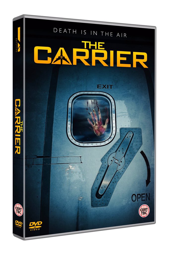 EvoFilmsUK's tweet photo. Check out the UK DVD cover for @carrierfilm set for release 25th January and already available for pre-order online. https://t.co/3eSI1Mq7EN