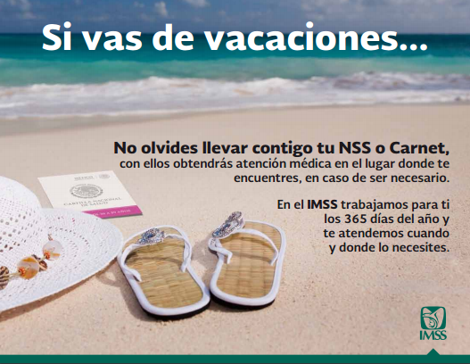 gobmx's tweet photo. En vacaciones lleva tu Carnet o #NSS, con ellos podrás recibir atención médica donde te encuentres. https://t.co/9zuK2cUmVO #Invierno2015