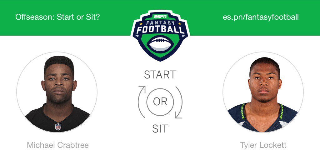 Nazo_RNS's tweet photo. Who should I start this week? Michael Crabtree or Tyler Lockett! @ESPNFantasy #FantasyFootball https://t.co/Or4qd9IK6u
