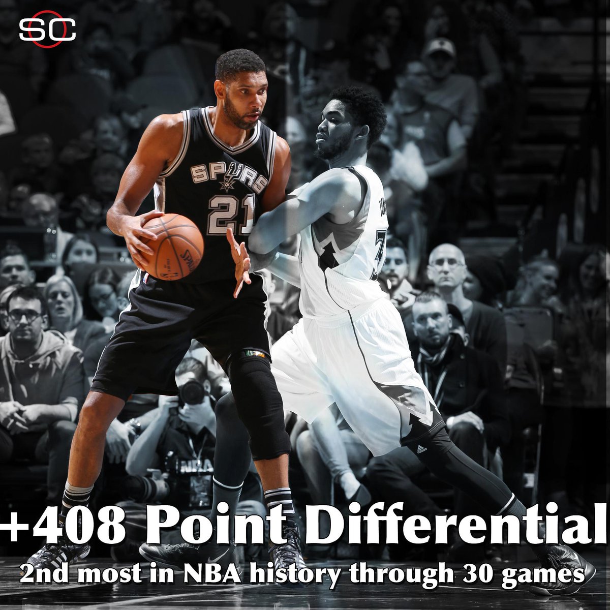 SportsCenter's tweet photo. The @spurs are on another level right now. https://t.co/SVPdtlJTtD