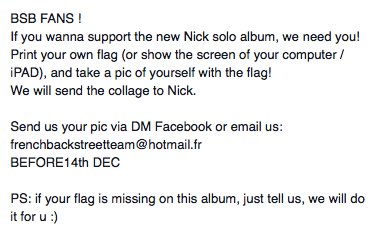 FBTeam's tweet photo. #BSBFANS #NICKFANS 2 days to send yr pic for the #AllAmerican project! #PleaseRT INFOS: https://t.co/yUsNGvAb1x https://t.co/L3as71CyK6