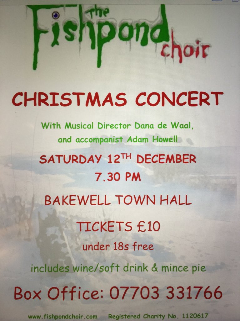 FishpondChoir's tweet photo. @DailyDERBYS @10MatlockStreet @AmberValleyInfo @CromfordMills @matlockpromos @radiotwiggy https://t.co/cotnrsoMJi