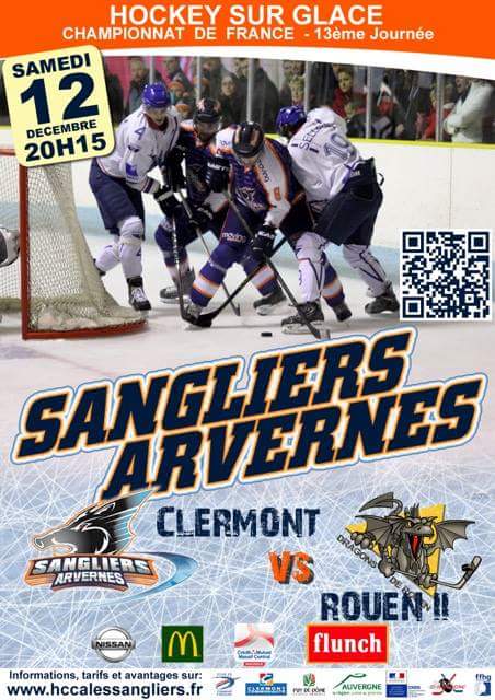 Aujourd'hui 20h30 venez faire vibrer cette patinoire