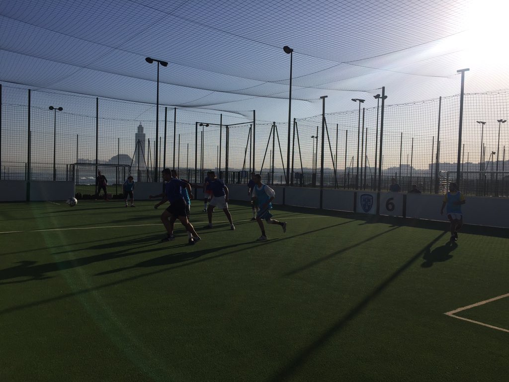 Atlantique_FC's tweet photo. C'est parti pour le tournoi! Les équipes sont en forme! ⚽️ #AFC #FOOT5Kech #F5WC #F5WCMorocco https://t.co/dzvvuY5c4h