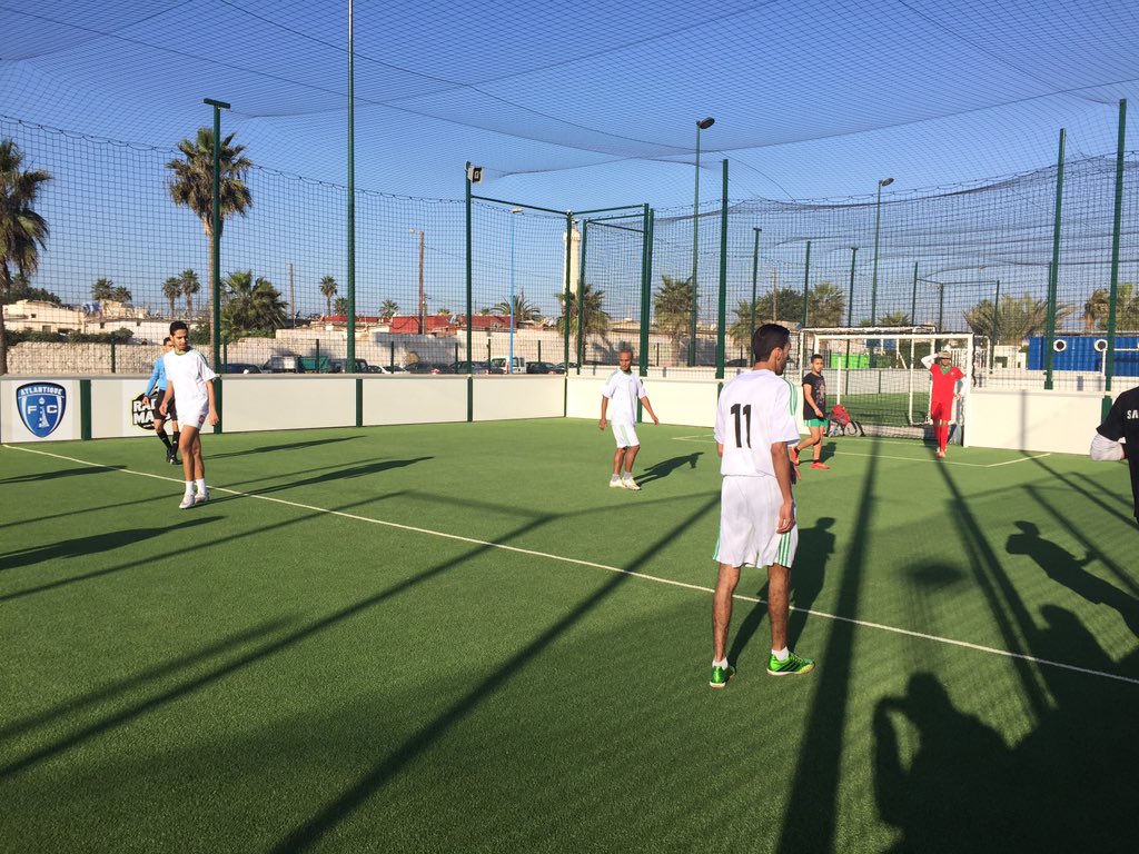 Atlantique_FC's tweet photo. C'est parti pour le tournoi! Les équipes sont en forme! ⚽️ #AFC #FOOT5Kech #F5WC #F5WCMorocco https://t.co/dzvvuY5c4h