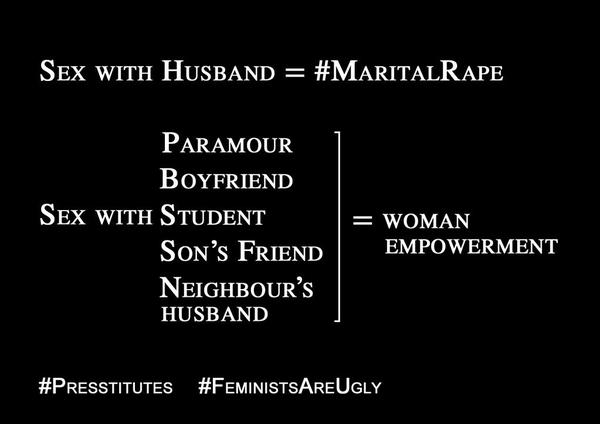 Erwin_R0mmel's tweet photo. @trehan_barkha #ShameOnMaritalRapeBill https://t.co/yATh4x3FyF