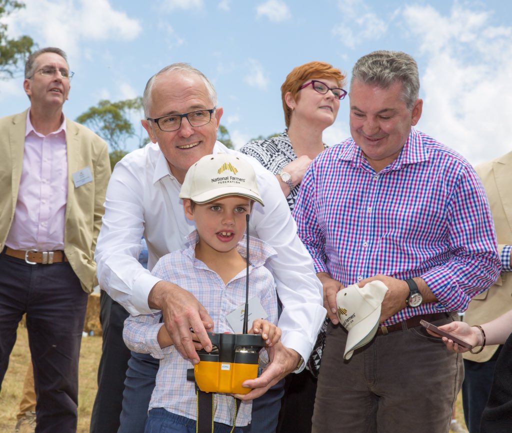 RussellMatheson's tweet photo. Pleasure to join @TurnbullMalcolm and @MarisePayne for the @NationalFarmers Digital Transformation announcement https://t.co/mFJ6tk8CVA