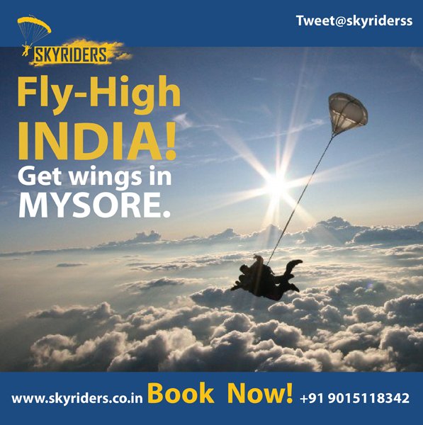 SKYRIDERSS's tweet photo. Your wings already exist, All you have to do is FLY WITH US! #skydiveIndia #skyriders #skydivemysore  #flyhighIndia https://t.co/eONbHDW9gW