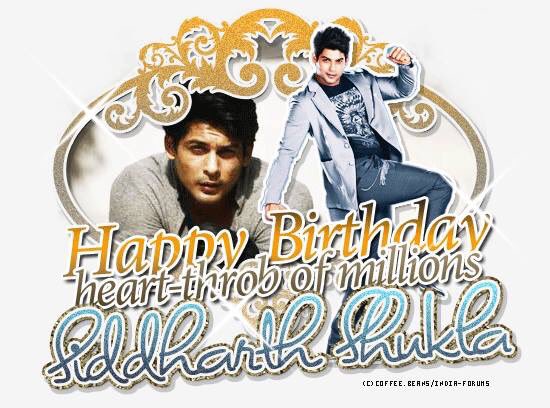 Happy birthday Siddharth Shukla!
All good things will come to you!     