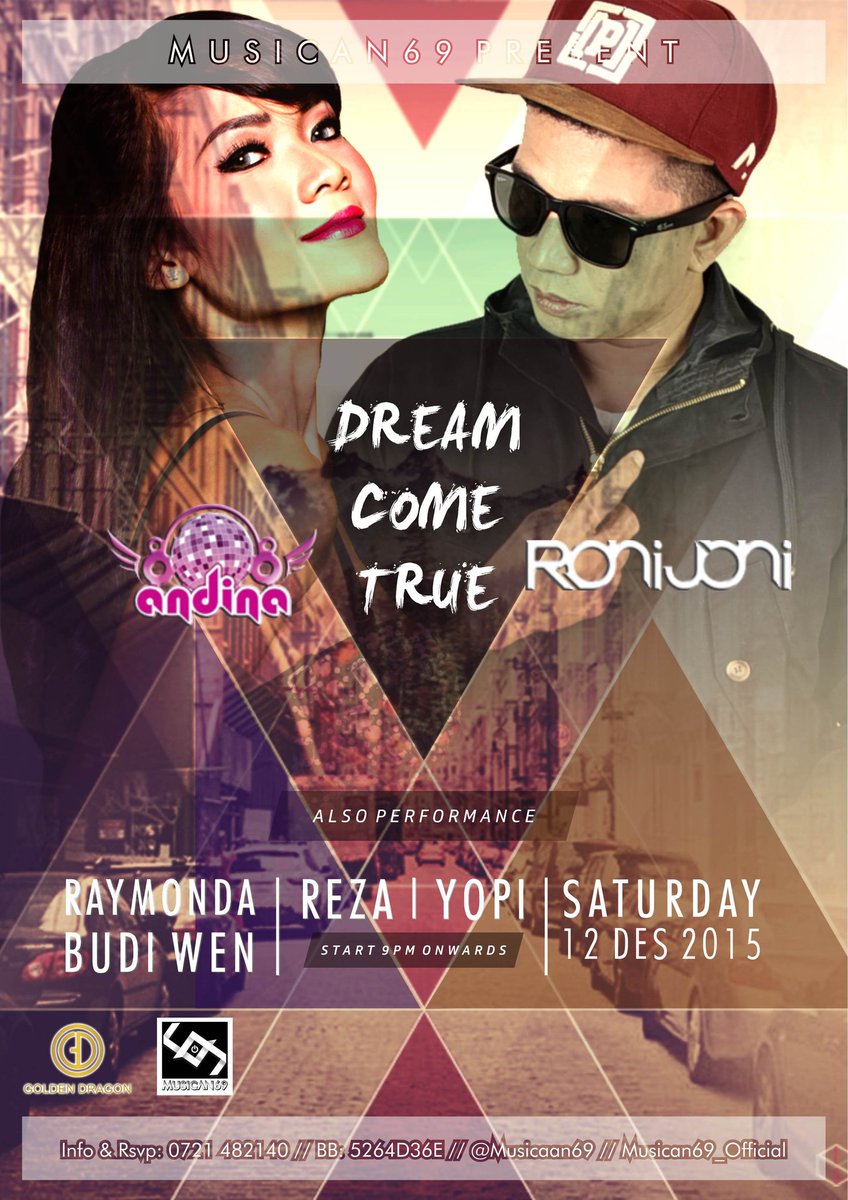 Tonight w/ <a href="/RONIJONI/">RONIJONI</a> &amp; <a href="/DJ_Andina/">Andina Paramitha</a> Only At <a href="/Gdragonlampung/">Golden Dragon Group</a> <a href="/kicautanggamus/">kicautanggamus</a> @lampungclubbers