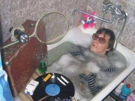 RussianProfiles's tweet image. "I bathe with all my possessions, one could be you baby." #RussianDatingProfiles
