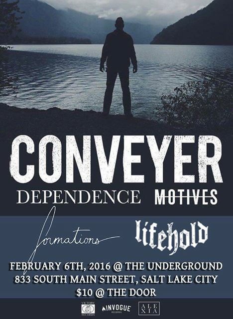 FormationsUT's tweet image. We are playing both Utah dates for Conveyer's tour! Be sure to roll out