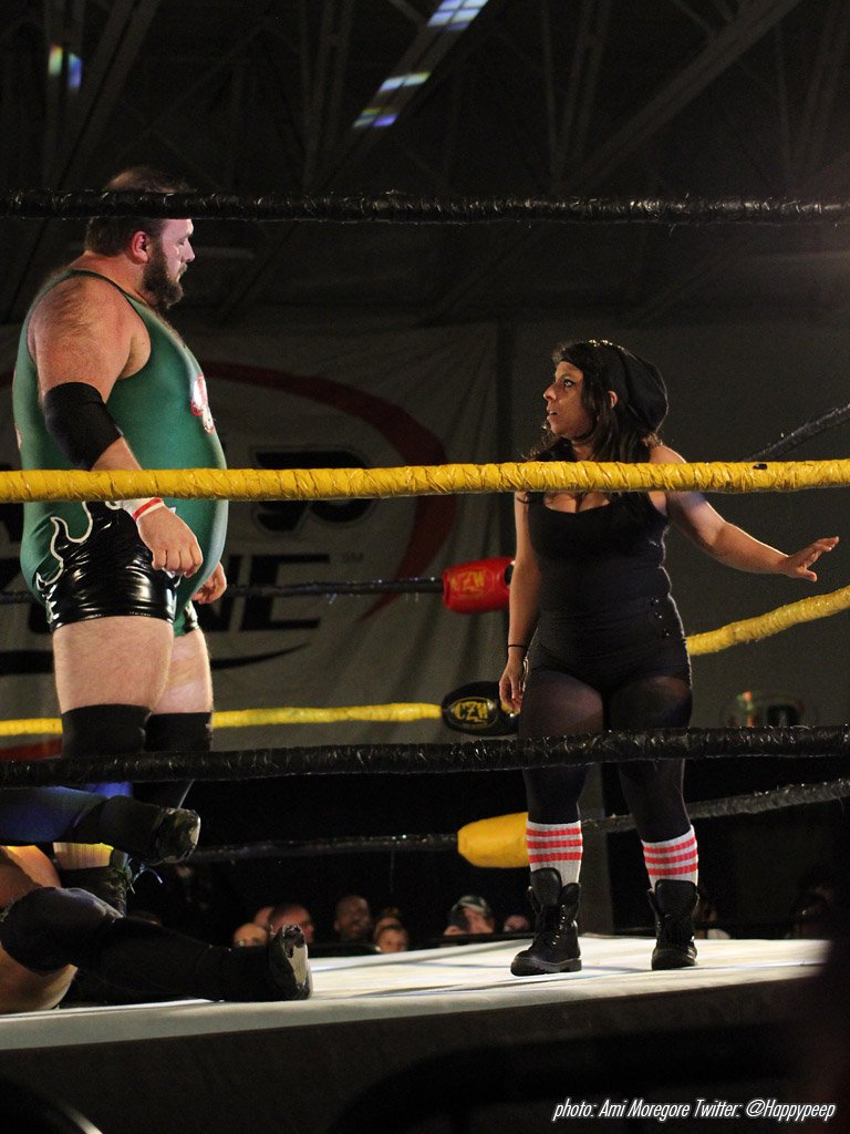 happypeep's tweet photo. Manager/Greg's conscience, Chrissy Rivera is still trying to understand what happened to him @combatzone #RoadtoCOD https://t.co/YkIuCIiLFz