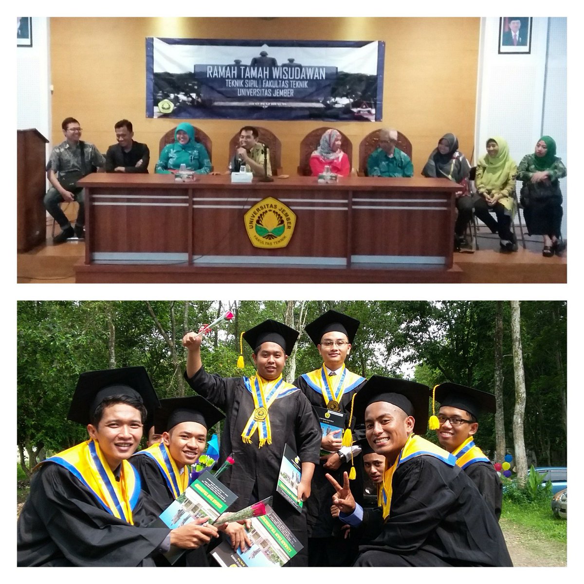 Selamat dan Sukses buat Wisudawan &amp; Wisudawati Teknik Sipil Unej #graduationday #unej