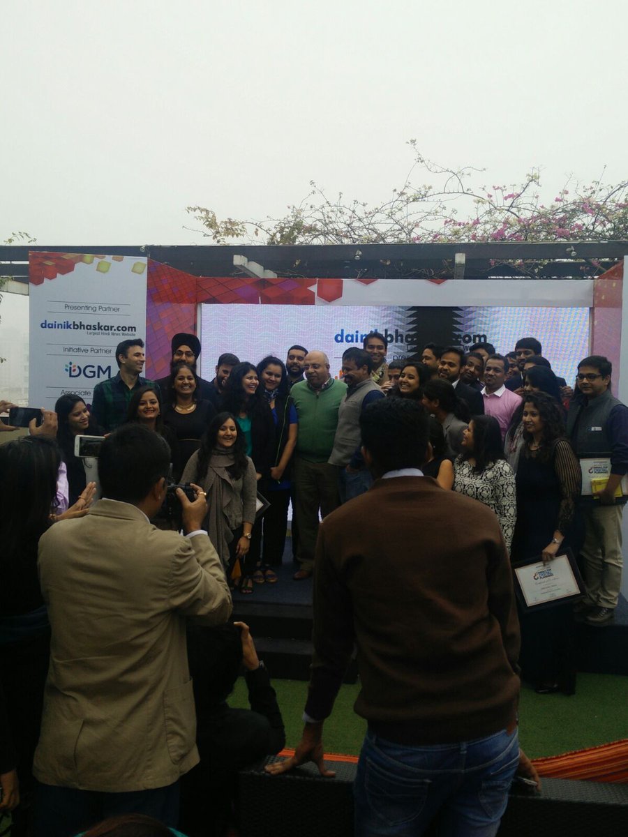 DigitalMktAsia's tweet photo. Congratulations to all the winners of India's #TopDigitalPlanners Awards at Sky Lounge, Park Plaza Gurgaon today! https://t.co/i3Zey6qXt4